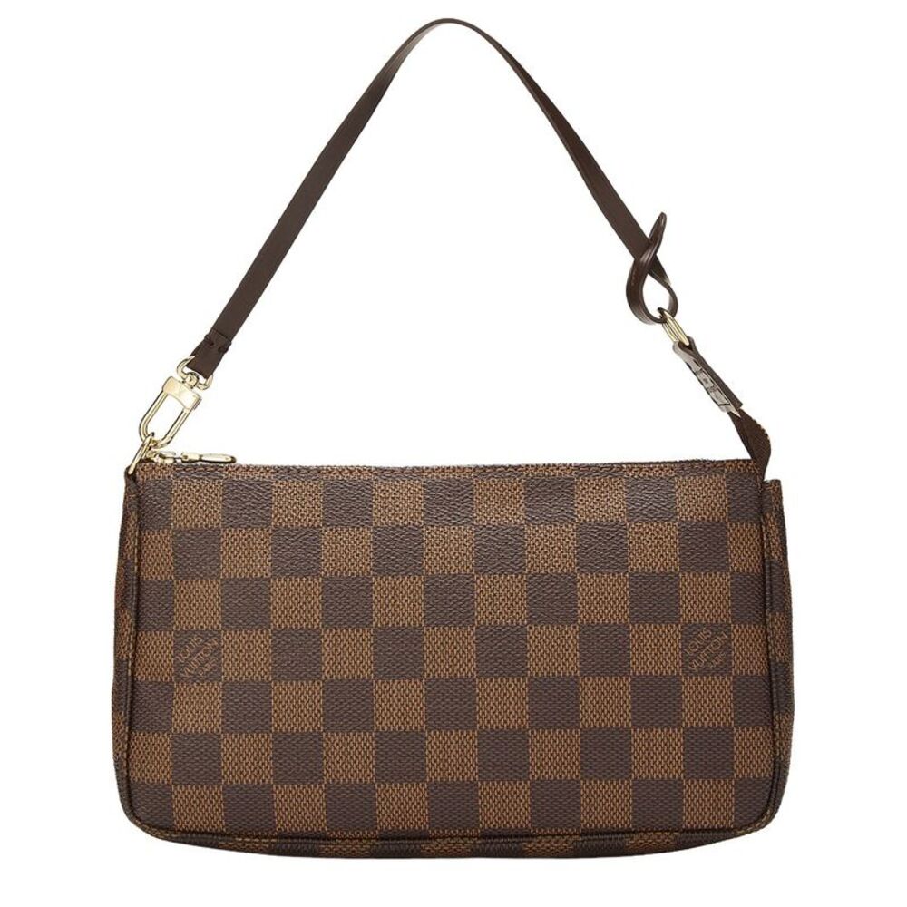 Louis Vuitton Brown Damier Ebene Coated Canvas Pochette Accessoiresv2
(Authentic